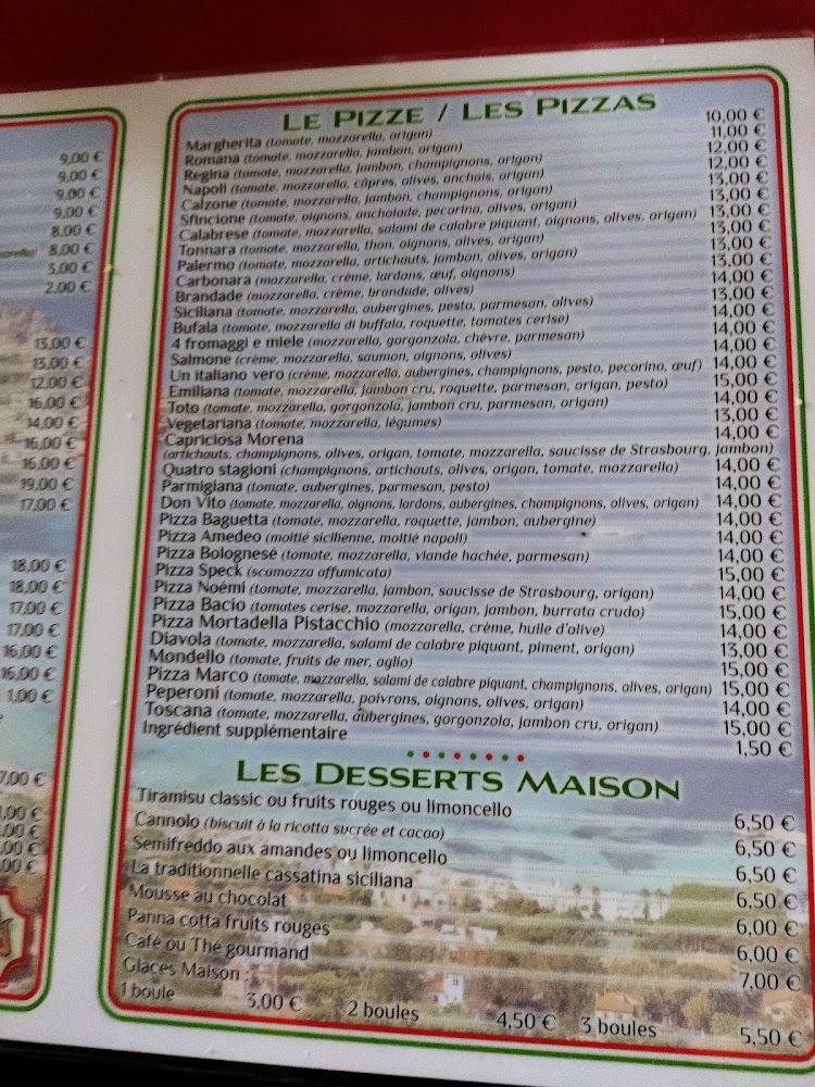 Un italiano vero - Menu Image 1