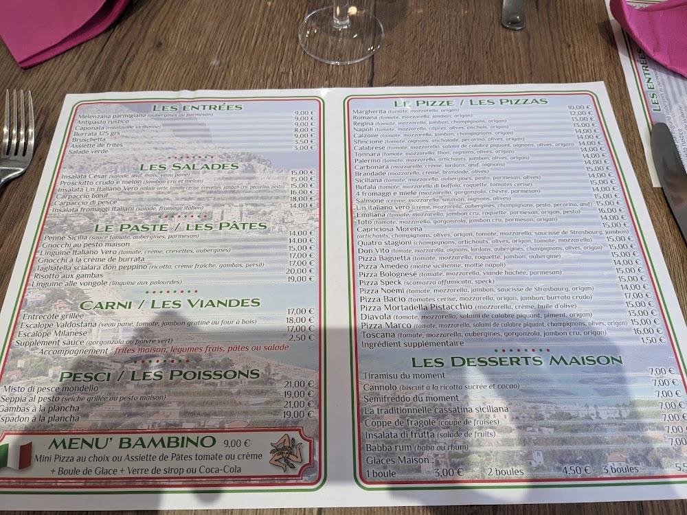 Un italiano vero - Menu Image 2